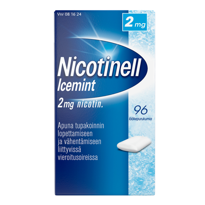 Nicotinell Icemint 2 mg 96 kpl lääkepurukumi-13