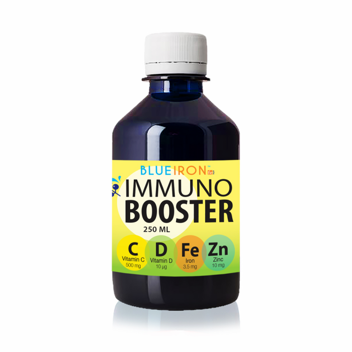 BlueIron Immunobooster 100 ml sinkki-rauta-d/c-vitamiini-13