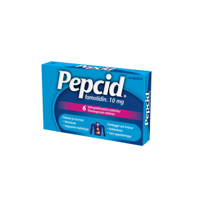 PEPCID 10 mg 6 fol tabl, kalvopääll-13