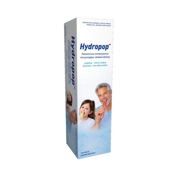 HYDROPOP pakastettava nesteytysjuoma lajitelma 15x40 ml-13