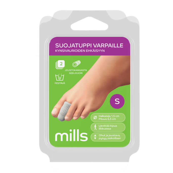 Mills suojatuppi varpaille, s 2 kpl-13