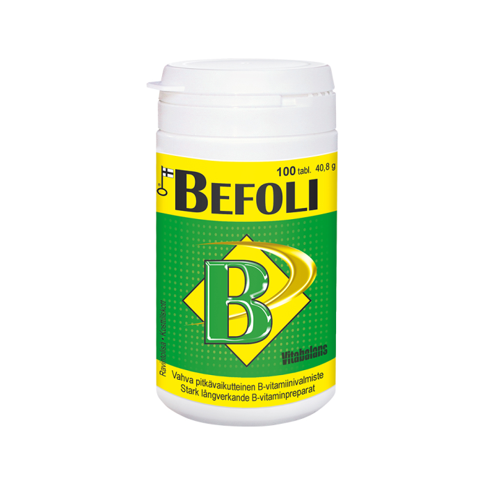 Befoli B-vitamiini tabl 100 kpl-13