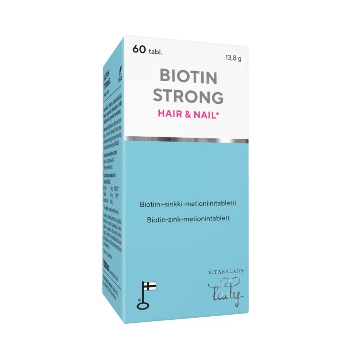 Vitabalans Lady Biotin Strong Hair & Nail 60 tabl-13
