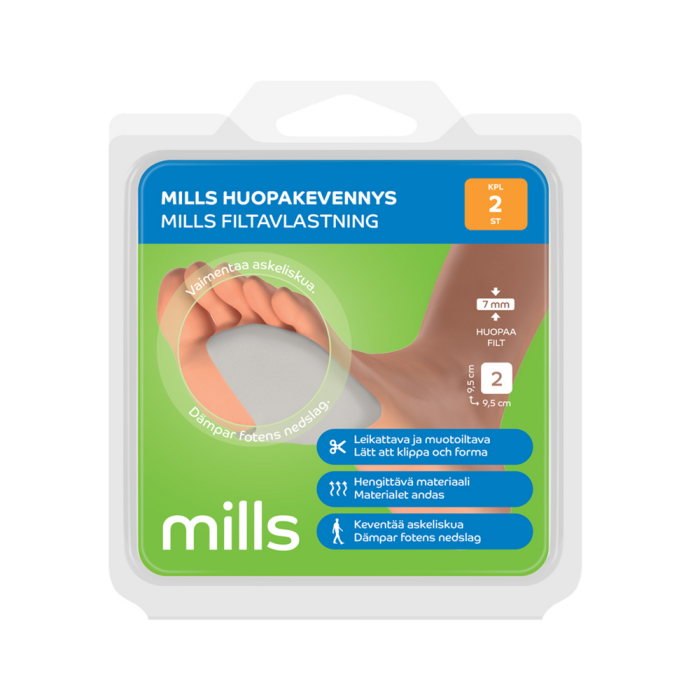 Mills huopakevennys, 9,5 x 9,5 cm 2 kpl-13