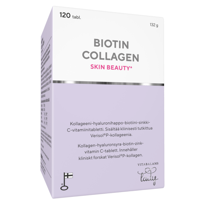 Vitabalans Lady Biotin Collagen Skin Beauty 120 tabl-13
