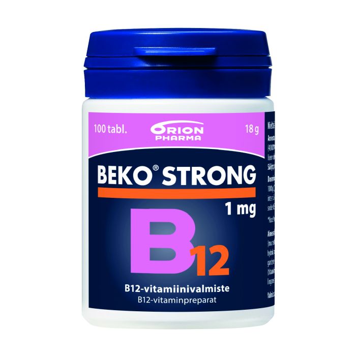 Beko Strong B12-vitamiini 1mg 100 tabl-13