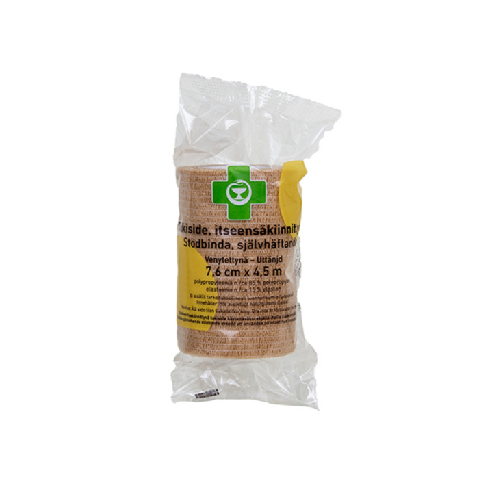 APTEEKKI Tukiside itseensäkiinnittyvä 7,6 cm x 4,5 m 1 kpl, beige-13