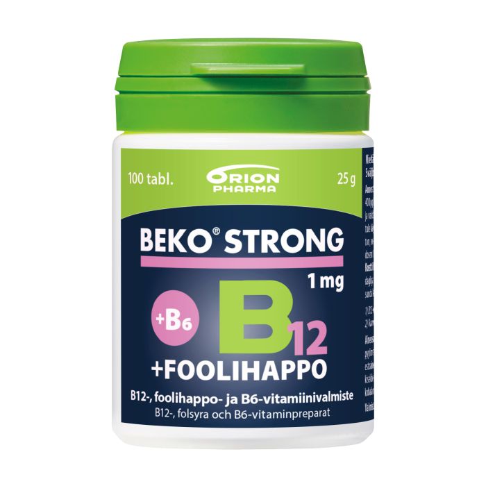 Beko Strong B12+Foolihappo+B6 100 tabl-13