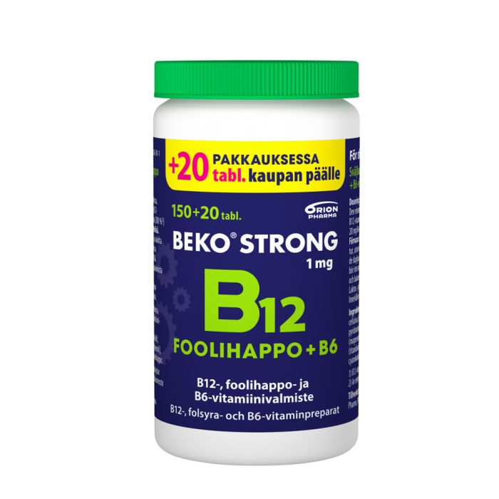 Beko Strong B12+Foolihappo+B6 170 tabl-13
