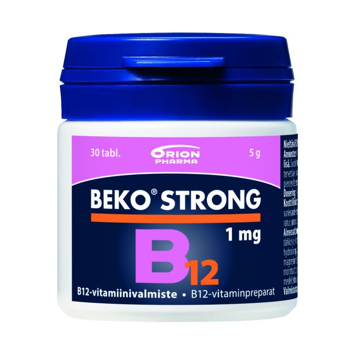 Beko Strong B12-vitamiini 1mg 30 tabl-13