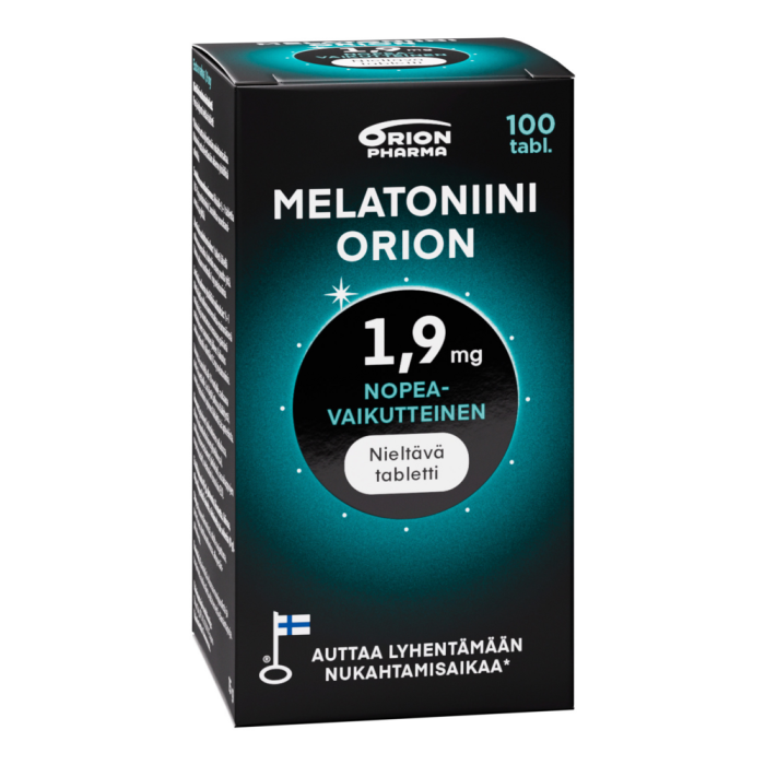 Melatoniini Orion 1,9 mg nieltävä 100 tabl-13