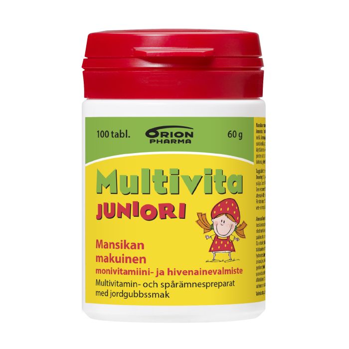 Multivita Juniori mansikka monivitamiini 100 purutabl-13