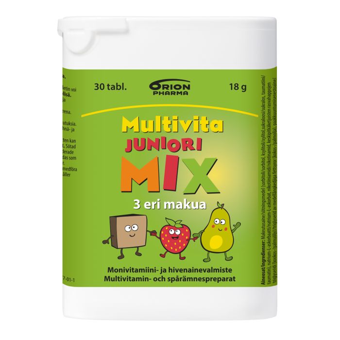 Multivita Juniori Mix monivitamiini 30 purutabl-13