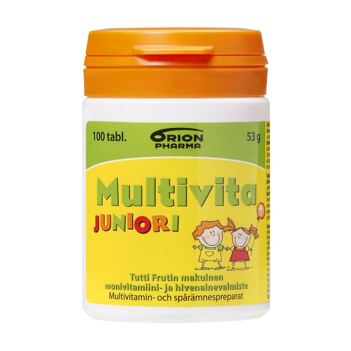 Multivita Juniori Tuttifrutti monivitamiini 100 purutabl-13
