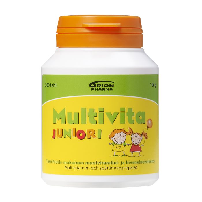 Multivita Juniori Tuttifrutti monivitamiini 200 purutabl-13