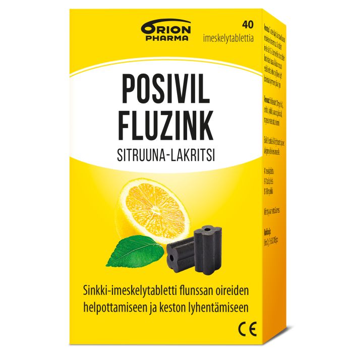 Posivil Fluzink sitruuna-lakritsi 40 imeskelytabl-13