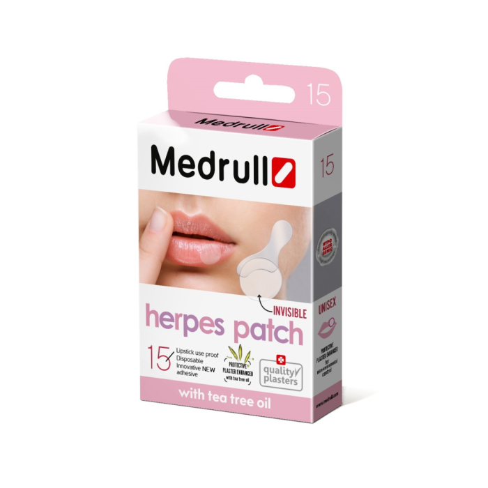 Medrull Herpes Patch huuliherpeslaastari 15 kpl-13