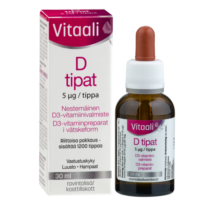 Vitaali D tipat 30 ml-13