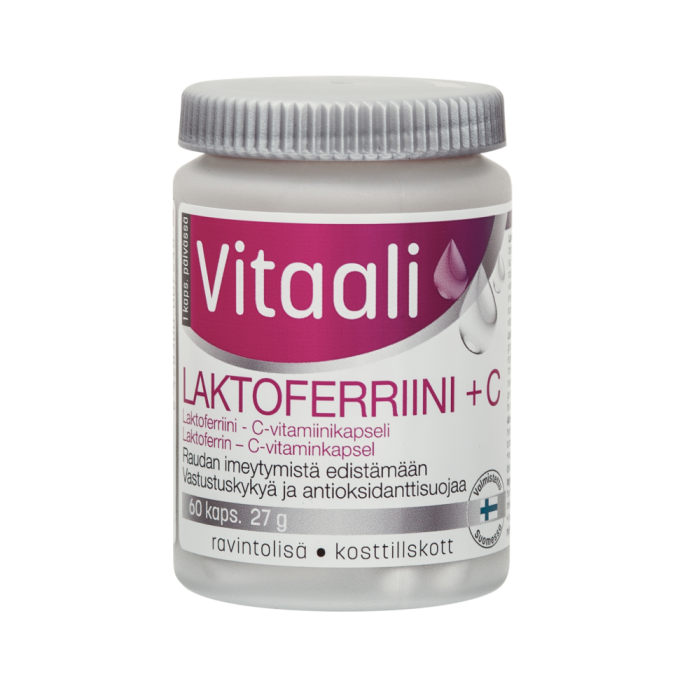 Vitaali Laktoferriini + C 60 kaps-13