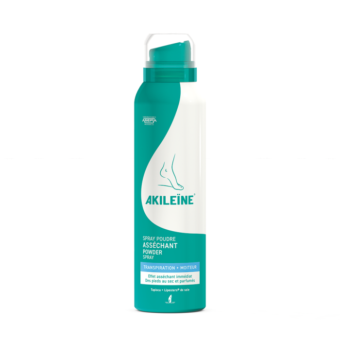 Akileine Powder Spray suihkutettava antiperspiranttitalkki 150 ml-13
