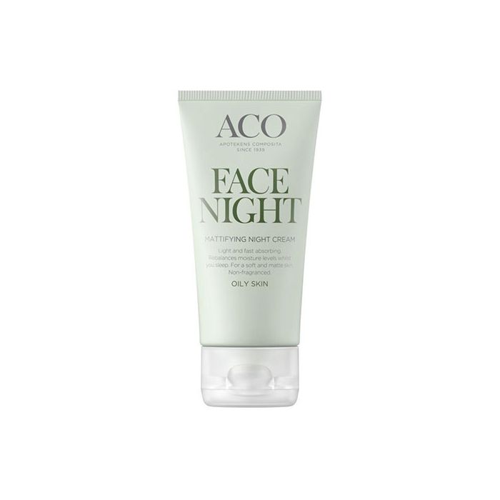 Aco Face Mattifying Night Cream 50 ml hajusteeton-13