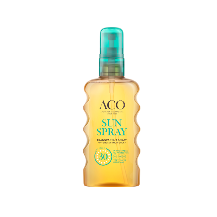 Aco Sun Transparent Spray 175 ml hajusteeton-13