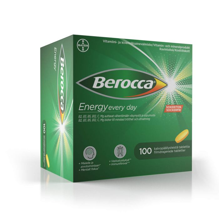 Berocca Energy tabletti 100 kpl-13
