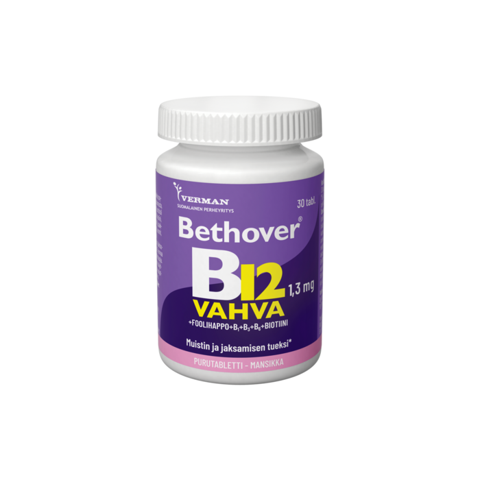 Bethover Vahva B12 Mansikka 30 tabl-13