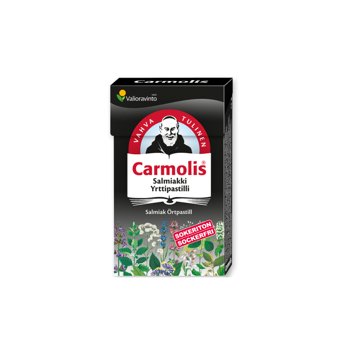 Carmolis salmiakki yrttipastilli 45 g-13