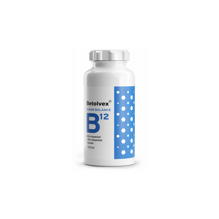 Betolvex Sugar Balance 100 tabl 1 mg B12-vitamiini-13