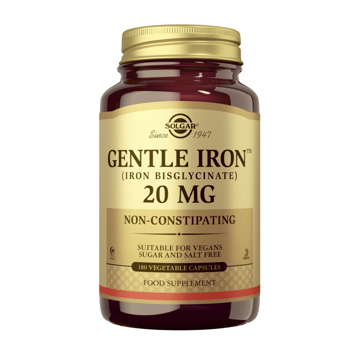 Solgar Gentle Iron 20 mg (bisglysinaatti) 180 kaps-13
