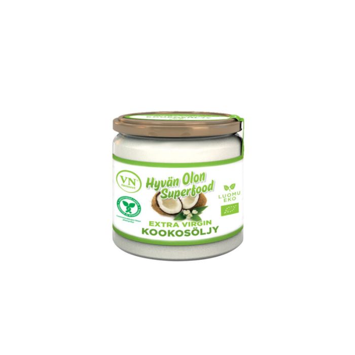 Hyvän olon superfood extra virgin 400ml luomu kookosöljy-13