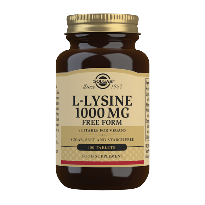 Solgar L-Lysiini 1000mg 100 tabl-13