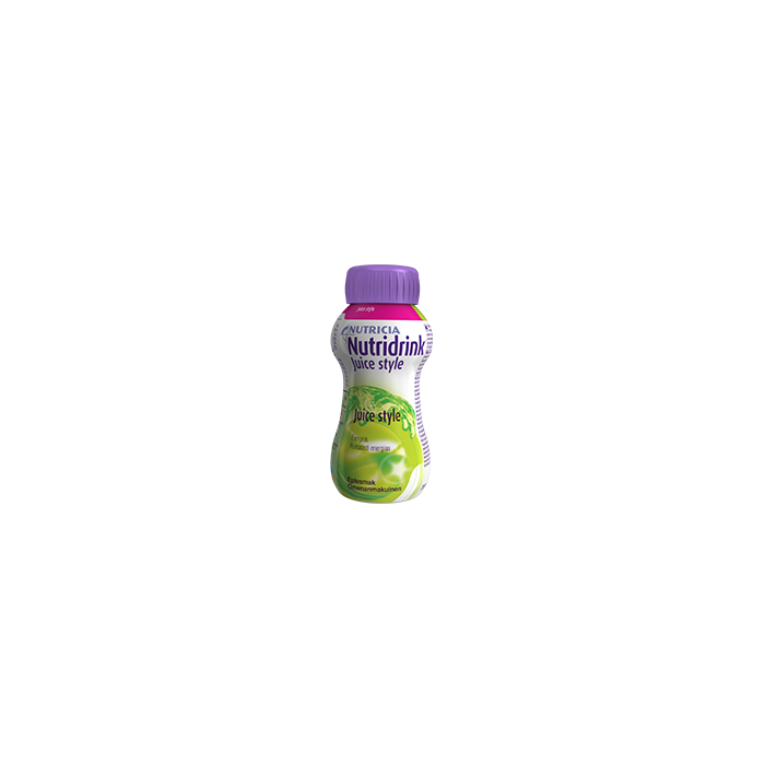 Nutridrink Juice Style 4x200 ml neste täydennysravintovalmiste omena-13
