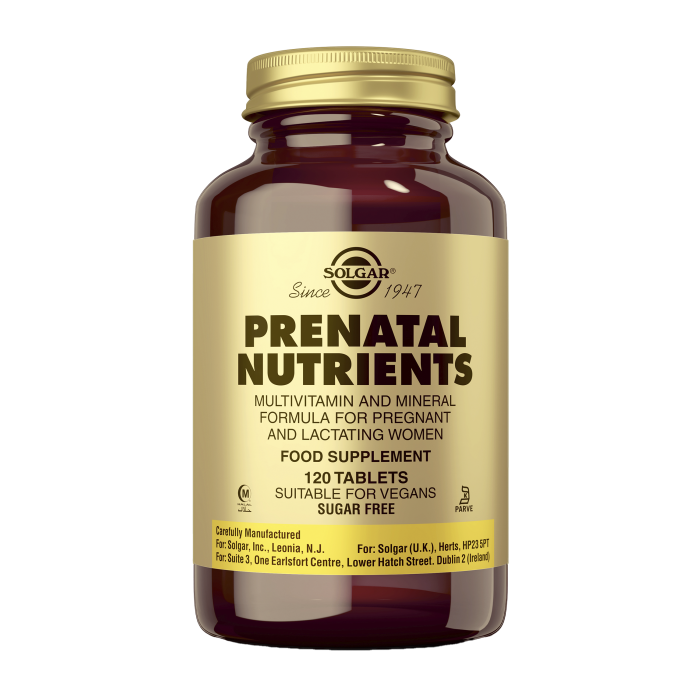 Solgar Prenatal Nutrients (raskaana oleville) 120 tabl-13