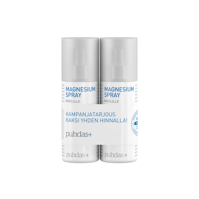 Puhdas+ Magnesium suihke Nivelille tuplapakkaus 2x150ml-13