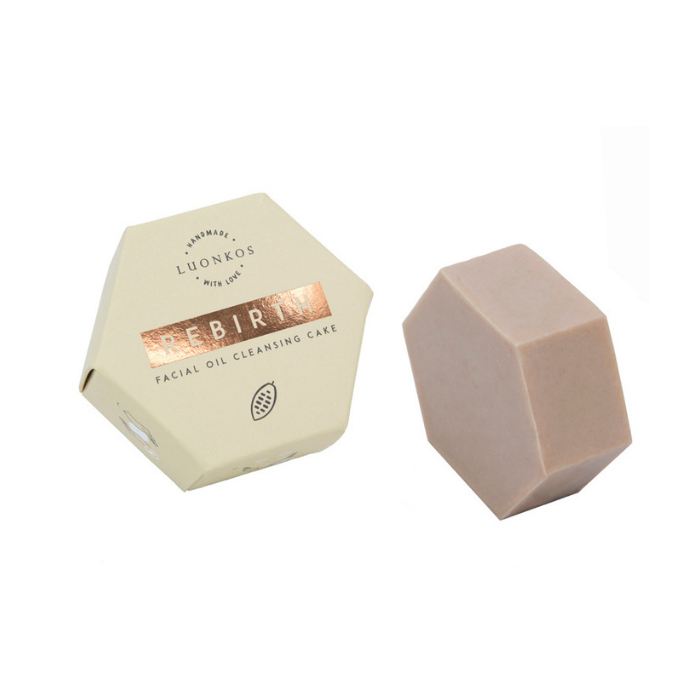 Luonkos REBIRTH öljypuhdistuskakku 60 ml kasvoille-13