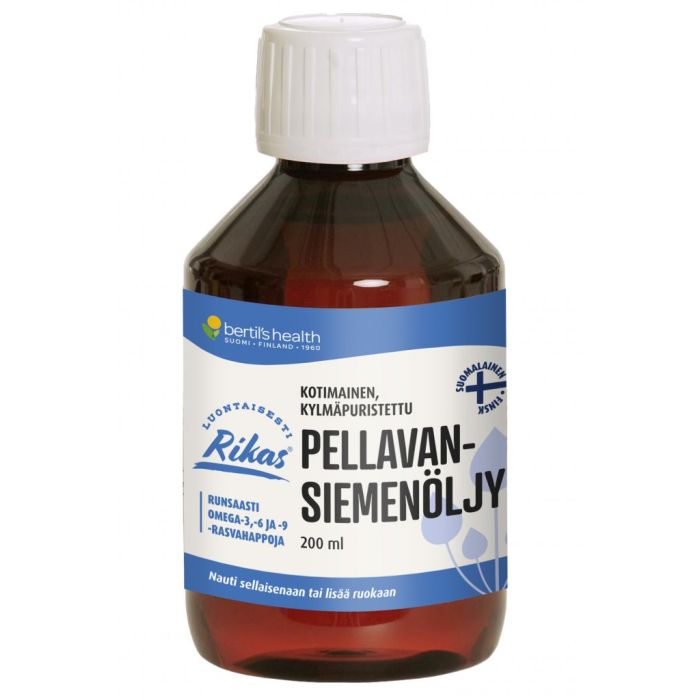 Rikas Pellavansiemenöljy 2 dl-13