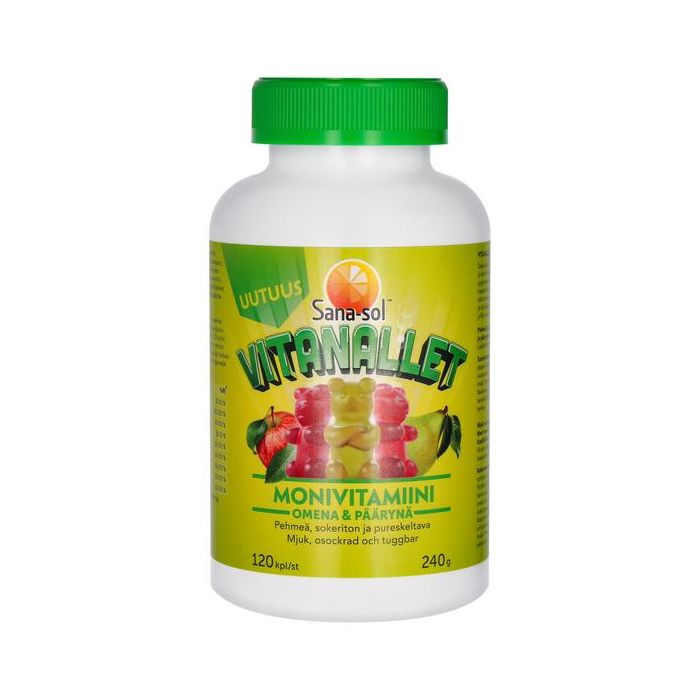 Sana-Sol Vitanallet Omena&Päärynä 120 kpl-13