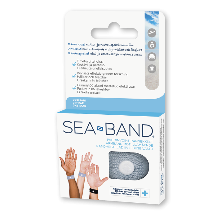Sea-Band pahoinvointirannekkeet 1 pari-13