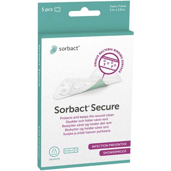 Sorbact haavaside 5x7,2cm 5 kpl 98147-13