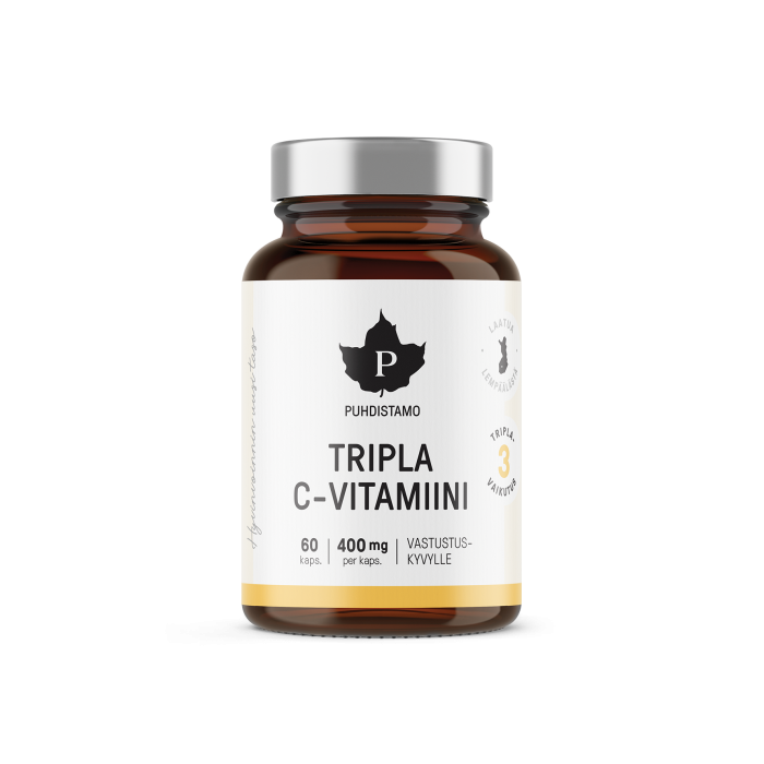 Puhdistamo Tripla C-vitamiini 60 kpl-13