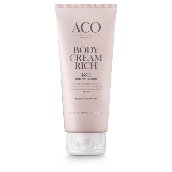 Aco Body Cream Rich 200 ml hajustettu-13
