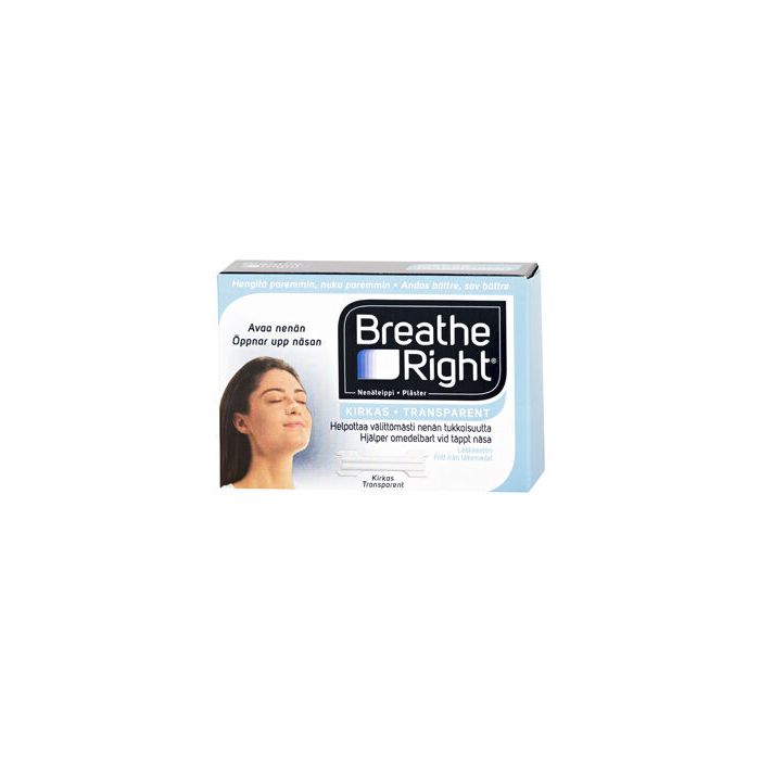 Breathe Right Clear nenäteippi Small/Medium-13