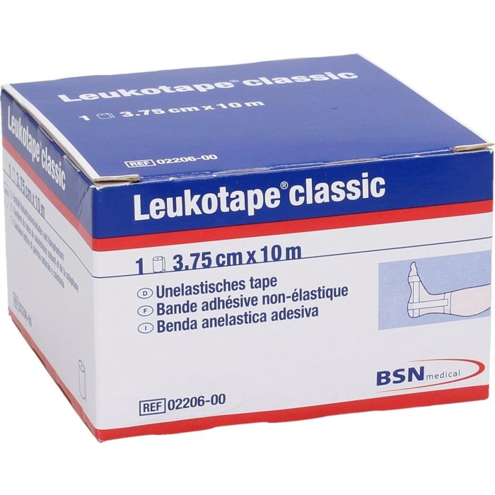 Leukotape Classic valkoinen 3,75cmx10m 1 rll-13