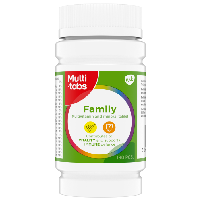 Multi-tabs Family Monivitamiini 190 kpl-13