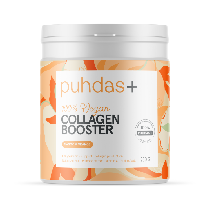 Puhdas+ Collagen Booster  vegan Mango&Appelsiini 250g-13