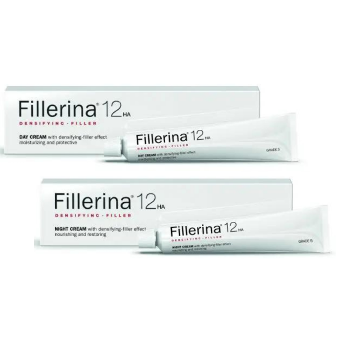 Fillerina Grade 5 päivävoide ja yövoide 12 hyaluronihappoa-13