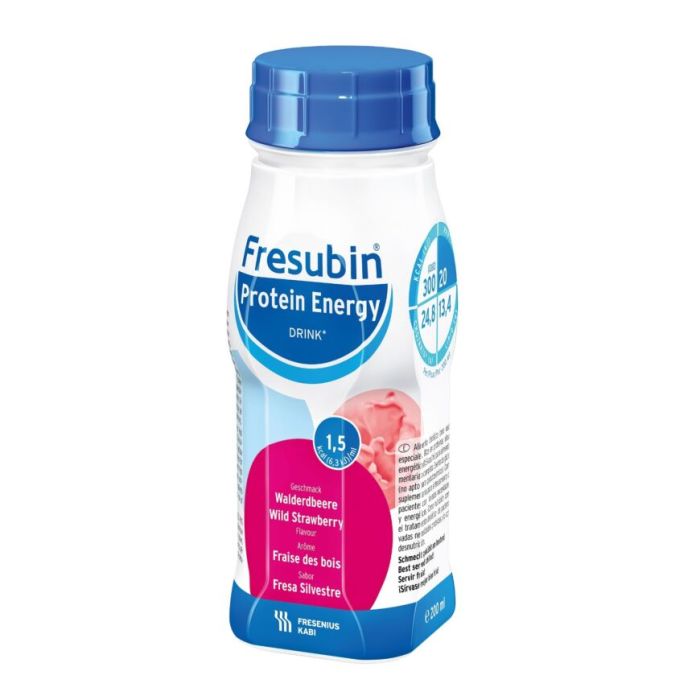 Fresubin Protein Energy Drink 4x200 ml neste, täydennysravintovalmiste metsämansikka-13