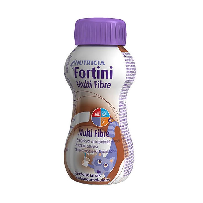 Fortini Multi Fibre 200 ml neste, lasten täydennysravintovalmiste kaakao-13